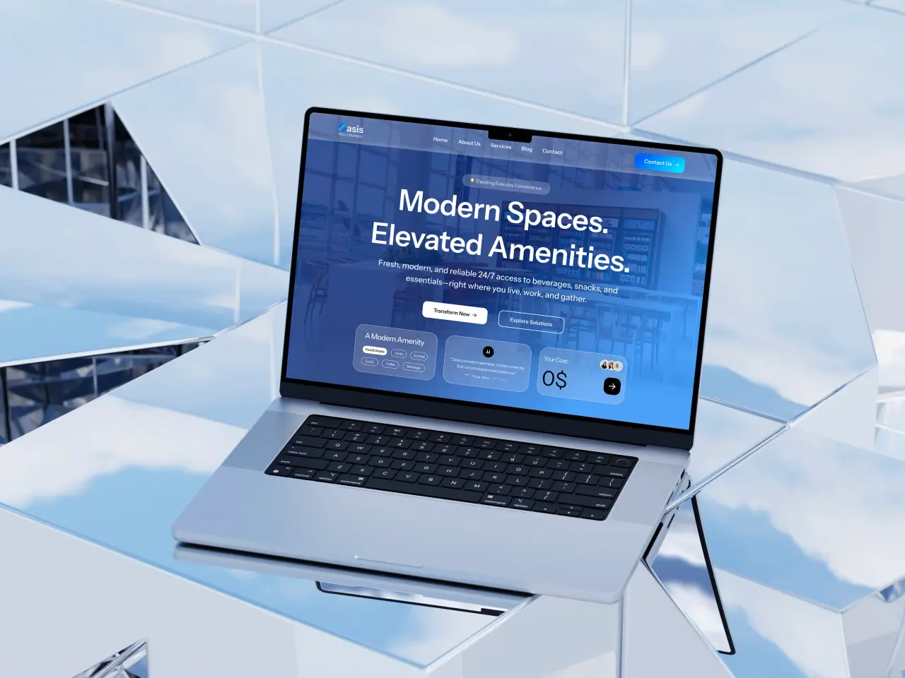 Oasis Workplace Amenities Website